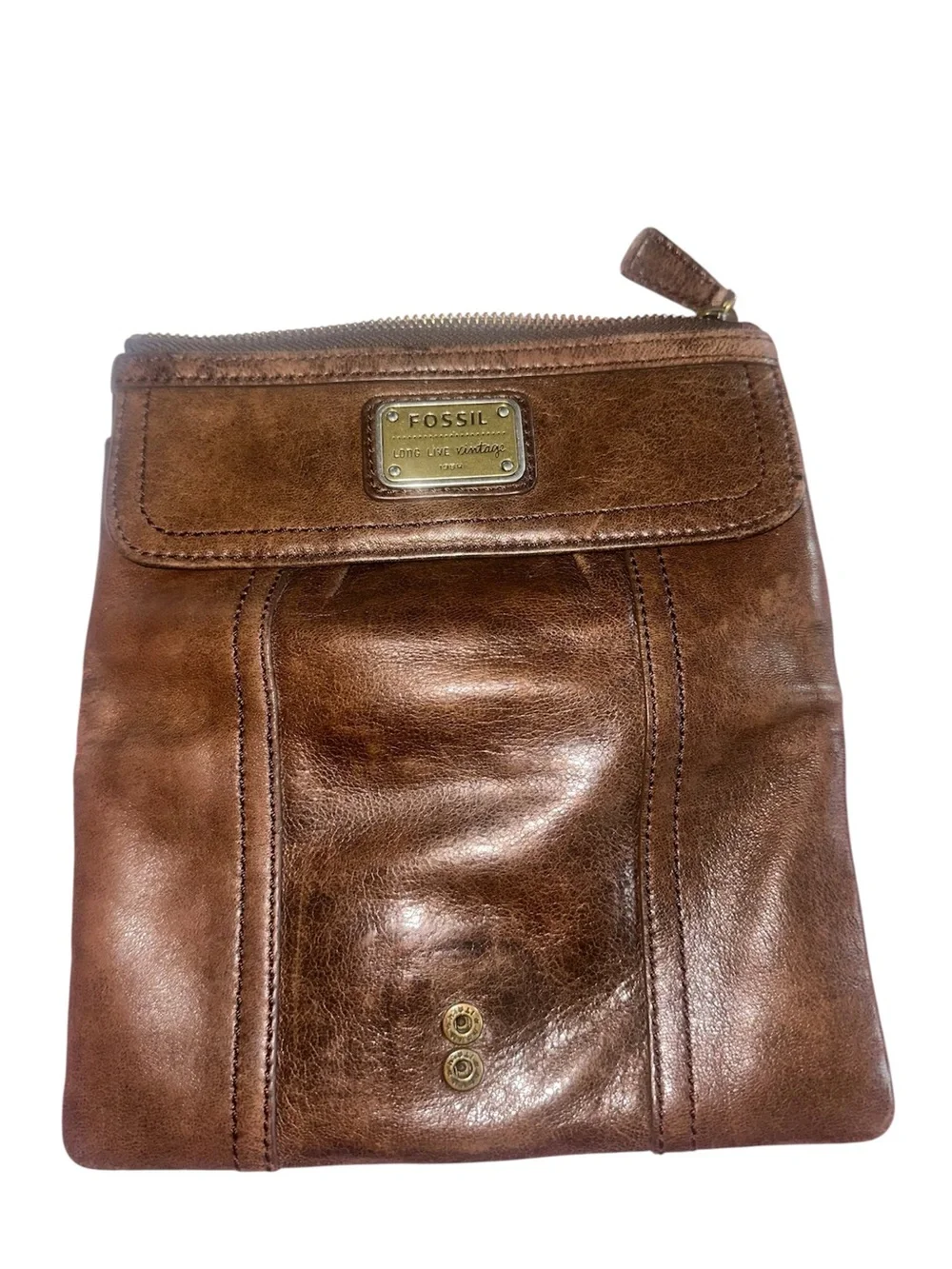 Fossil Emory Clutch Leather Wallet June 2012 SL 2931